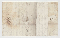 Partly paid packet letter with full contents from St Petersburg to ...