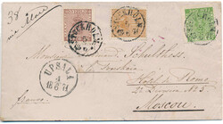 Beautiful cover via Åland to MOSCOW, Russia from Sweden with 5 &amp; ...