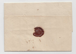Postage due letter paid to the boarder "ÅBO 5 JAN. 1851" via Åland ...