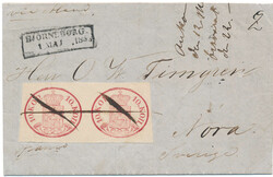 Narrow Laid Paper on Cover A very beautiful cover with a pair of 10 ...