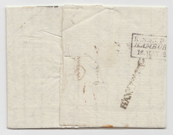 Partly paid cover with full contents 15 April 1828 with cyrillic ...