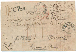 Partly paid letter from HELSINGFORS 14 May 1842 via Åland and ...