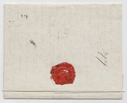 Partly paid postage due cover with full contents from BERLIN, Prussia ...