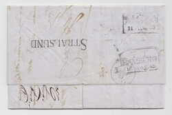 Double rate postage due letter with full contents from "MARSEILLE 4 ...