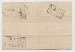 Very beautiful postage due letter with full contents 11 August 1815 ...