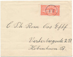 "151" Saudafell in a wonderful strike on 20 aur on cover to ...