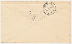 A wonderful ship letter to the Faroes with pair 10 aur landscape with ...