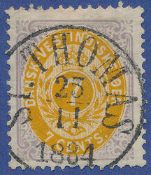 Beautiful copy of 7 cents 1st printing. Perfect canc. "ST. THOMAS ...