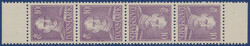 Tête-Bêche of 10 øre light violet Christian X in a never hinged ...