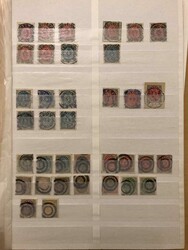 CANCELLATIONS. Interesting lot on six pages with a good variation of ...