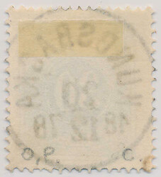 Wonderful "KUNGSBACKA 20.12 1878" on 30 öre green. SUPERB