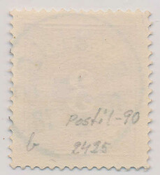 Beautiful and perfectly centered copy of 3 öre violetish carmine ...
