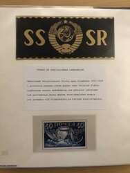 Specialised collection 1921-1922 with mainly unused stamp. Showing ...