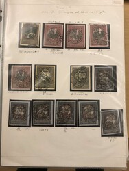 WAR CHARITY 1914-1915. A specialised collection in three thick albums ...