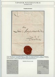TØNDER - POSTAL HISTORY. Fine collection of 19 letters from the ...