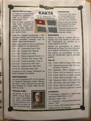 CRETE. A very fine and beautiful mounted 4 frame exhibition ...