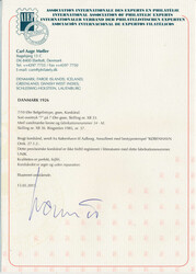 Unique newspaper wrapper with 7/10 øre (Skilling XB 36, Ringström ...