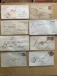 7005: Collections and Lots Old German States - Postal stationery