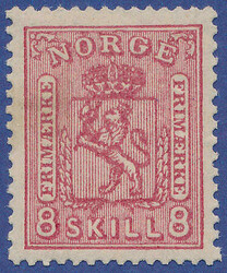 A very well centered and very lightly hinged copy of 8 ...