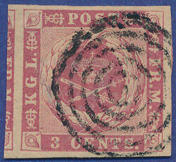 Very fresh and beautiful copy of 3 cents with large to huge margins ...