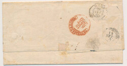 Postal Forgery 10 Grana A spectacular cover dated 12.9 1860 with full ...
