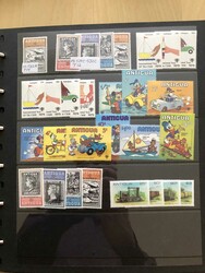 CENTRAL AMERICA & CARIBBEAN. Two thick albums with mainly 20th ...