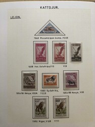 ANIMAL MOTIFS. Nice collection on home made pages, all with motifs of ...