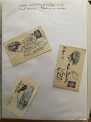 POSTAL STATIONERY. Collection in binder with both used and unused ...