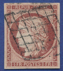 Ceres 1 fr. with very good balanced margins and a well placed grid ...