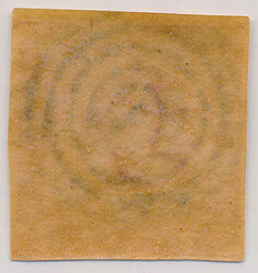 Beautiful copy of 3 cents with yellow gum and a light mute canc. VERY ...