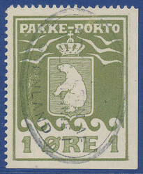 Six copies of 1 øre Thiele II 1st printing with three copies with ...