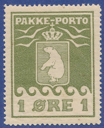 Nearly perfect centering on lightly hinged copy of 1 øre Thiele I. ...