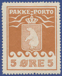 Very fresh and beautiful copy of 5 øre Thiele I 2nd printing. F=8 ...
