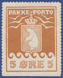 A beautiful copy of 5 øre Thiele I 2nd printing imperforate at ...