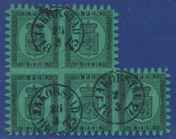 2530015: Finland 1860 Coat of arms rouletted