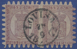 2530015: Finland 1860 Coat of arms rouletted