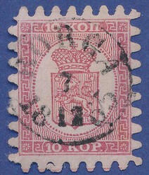 2530015: Finland 1860 Coat of arms rouletted