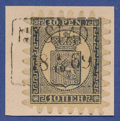 2530015: Finland 1860 Coat of arms rouletted