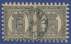 2530015: Finland 1860 Coat of arms rouletted