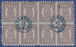 2530015: Finland 1860 Coat of arms rouletted