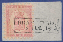 2530015: Finland 1860 Coat of arms rouletted
