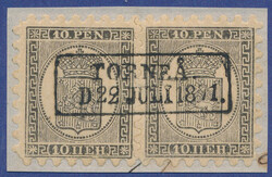 2530015: Finland 1860 Coat of arms rouletted