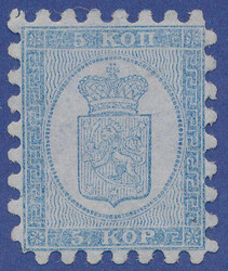2530015: Finland 1860 Coat of arms rouletted