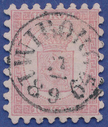 2530015: Finland 1860 Coat of arms rouletted