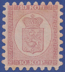 2530015: Finland 1860 Coat of arms rouletted