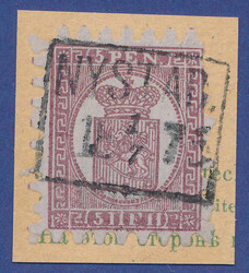 2530015: Finland 1860 Coat of arms rouletted