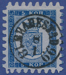 2530015: Finland 1860 Coat of arms rouletted