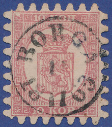 2530015: Finland 1860 Coat of arms rouletted