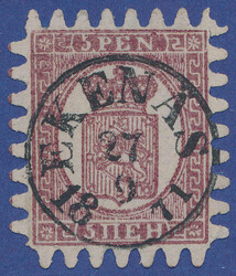 2530015: Finland 1860 Coat of arms rouletted