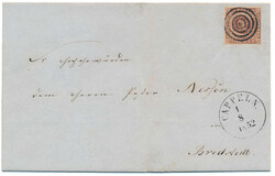 91: Old German States Slesvig Postmarks on Denmark